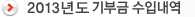 2013도 기부금 수입내역